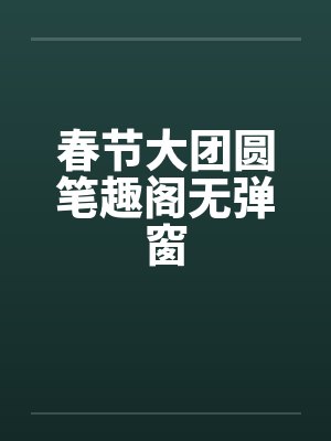 春节大团圆笔趣阁无弹窗