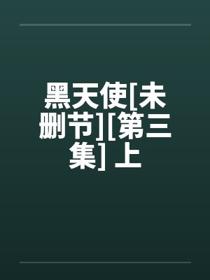 黑天使[未删节][第三集] 上笔趣阁无弹窗