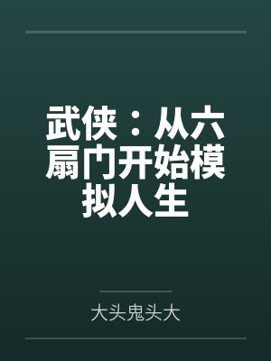 武侠：从六扇门开始模拟人生